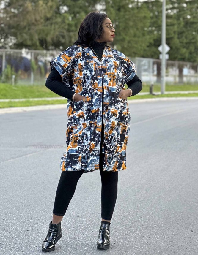 Afro-Majestic Kimono (Plain)