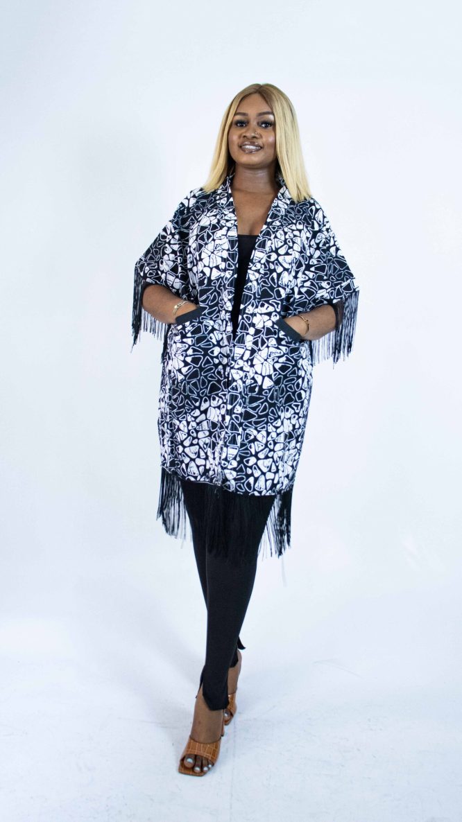 Afro-Majestic Kimono (Fringe)