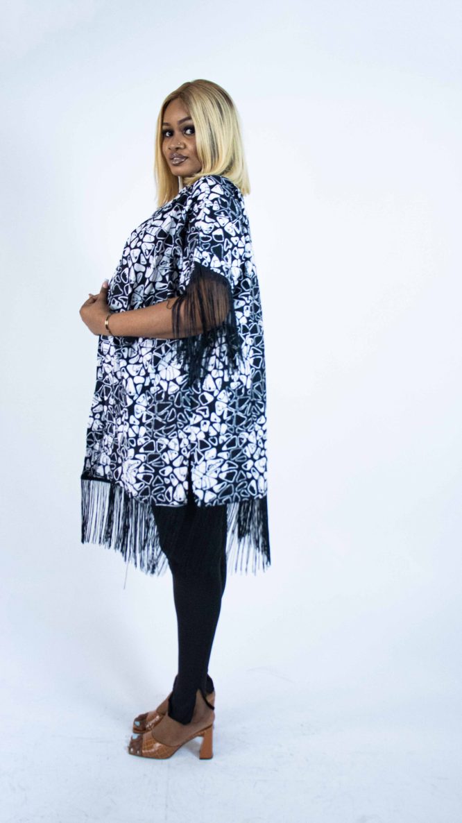 Afro-Majestic Kimono (Fringe)