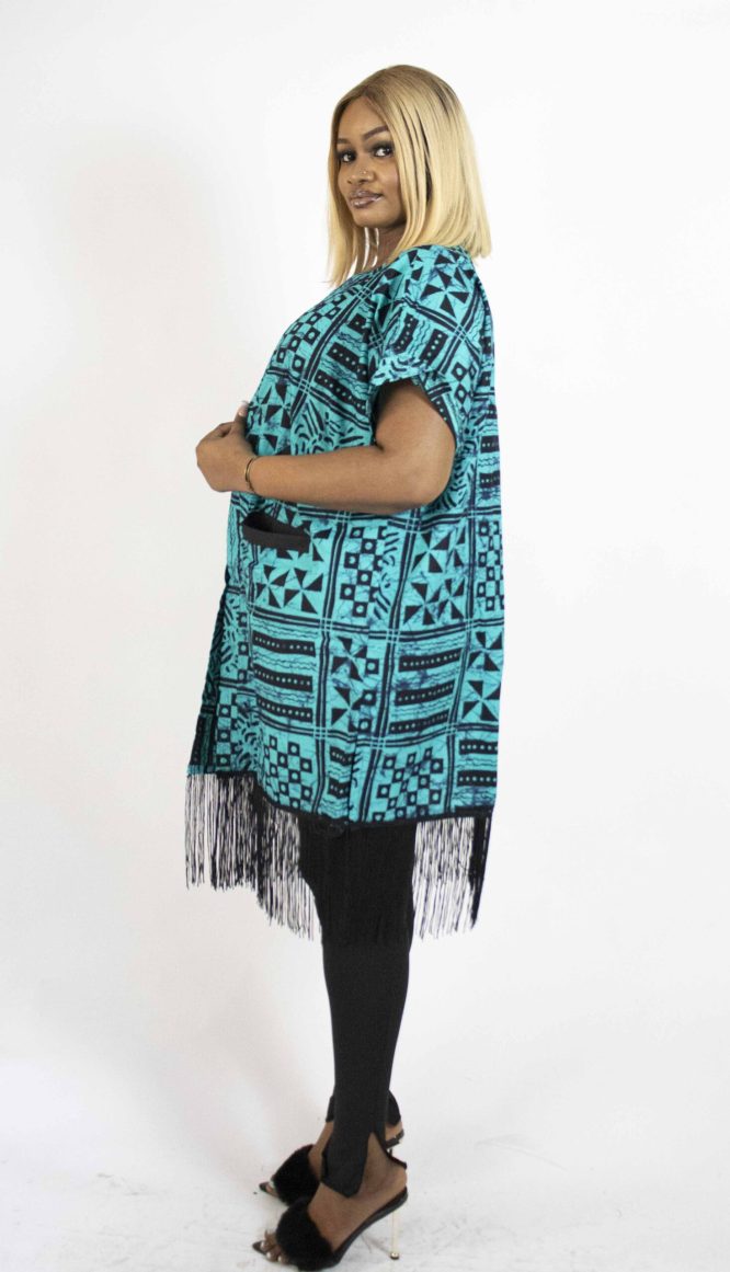 Afro-Majestic Kimono (Fringe)