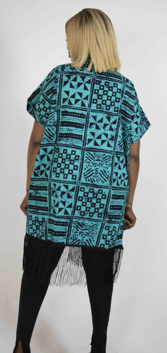 Afro-Majestic Kimono (Fringe)