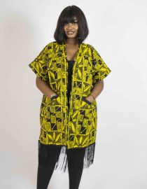 Afro-Majestic Kimono (Fringe)