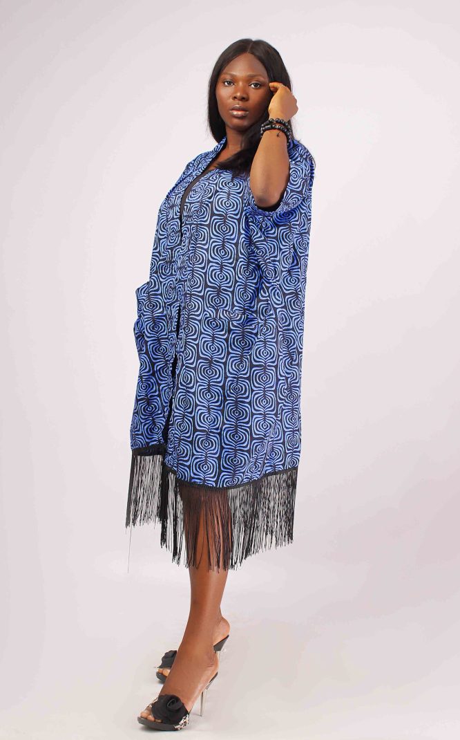 Afro-Majestic Kimono (Fringe)