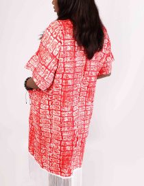 Afro-Majestic Kimono (Fringe)