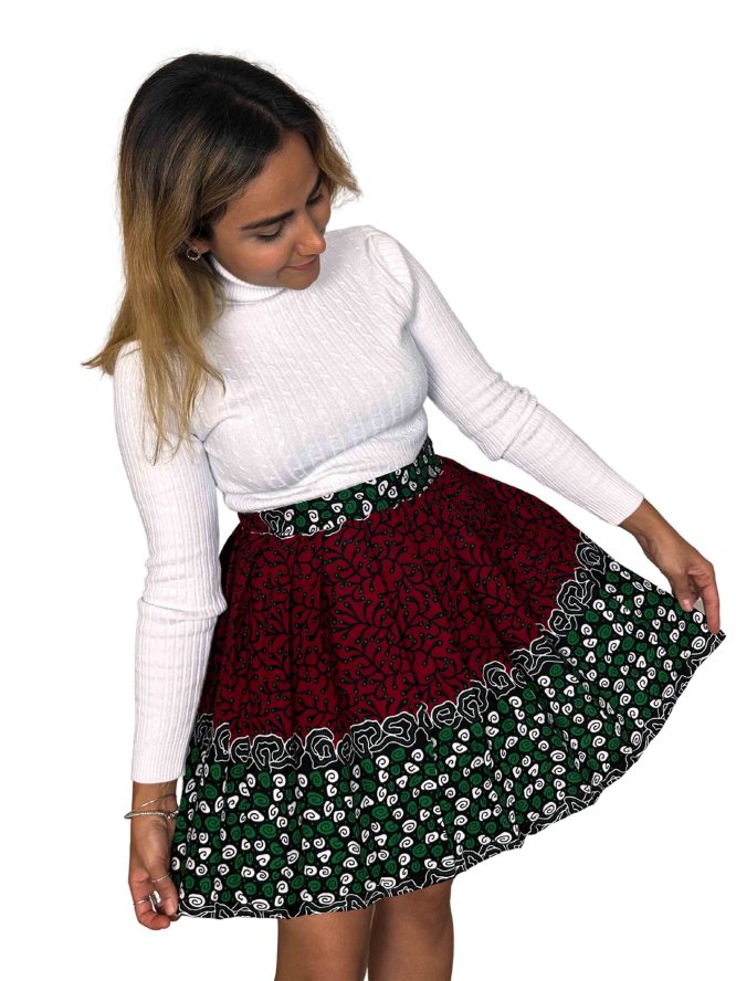 AfroJingle Wrap Skirt