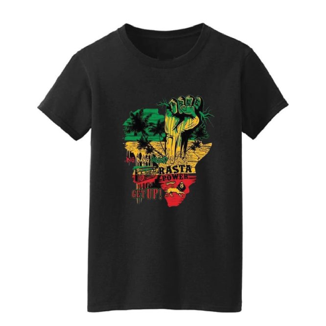 Rasta Power Print T-Shirt