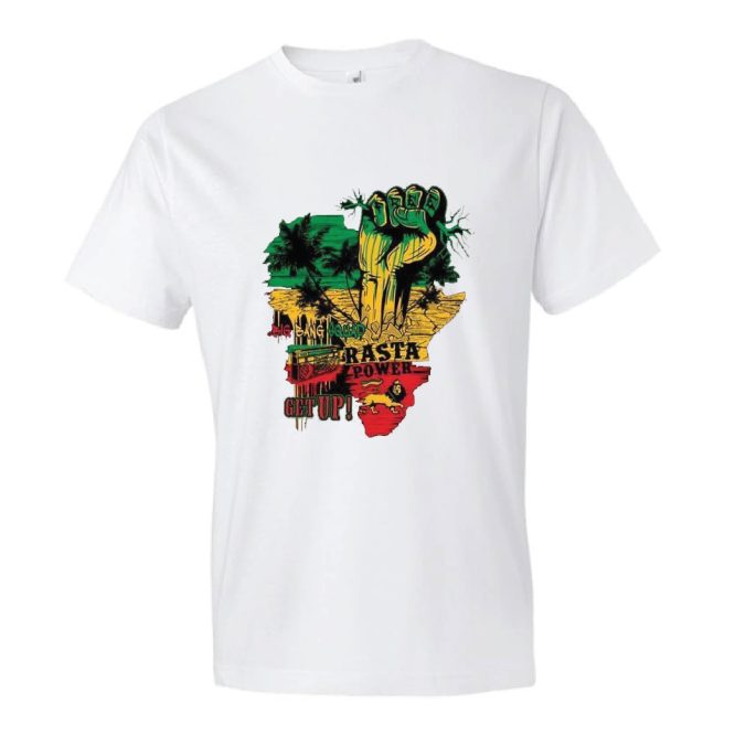 Rasta Power Print T-Shirt