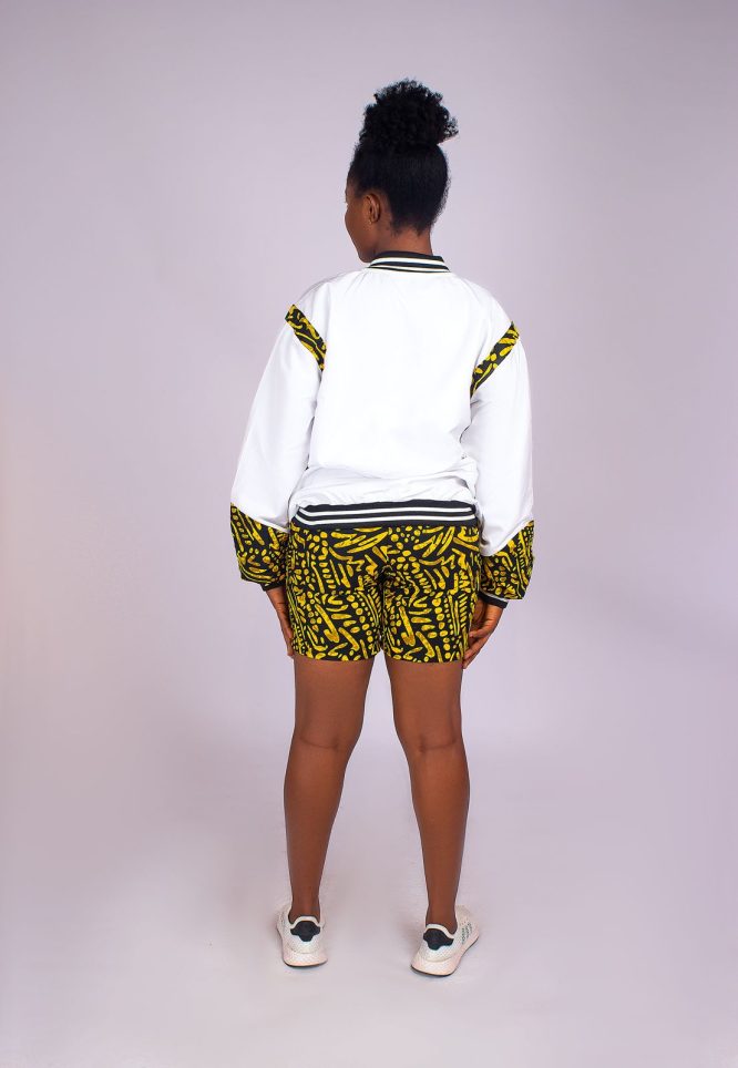 Sleek Savannah Varsity Jacket