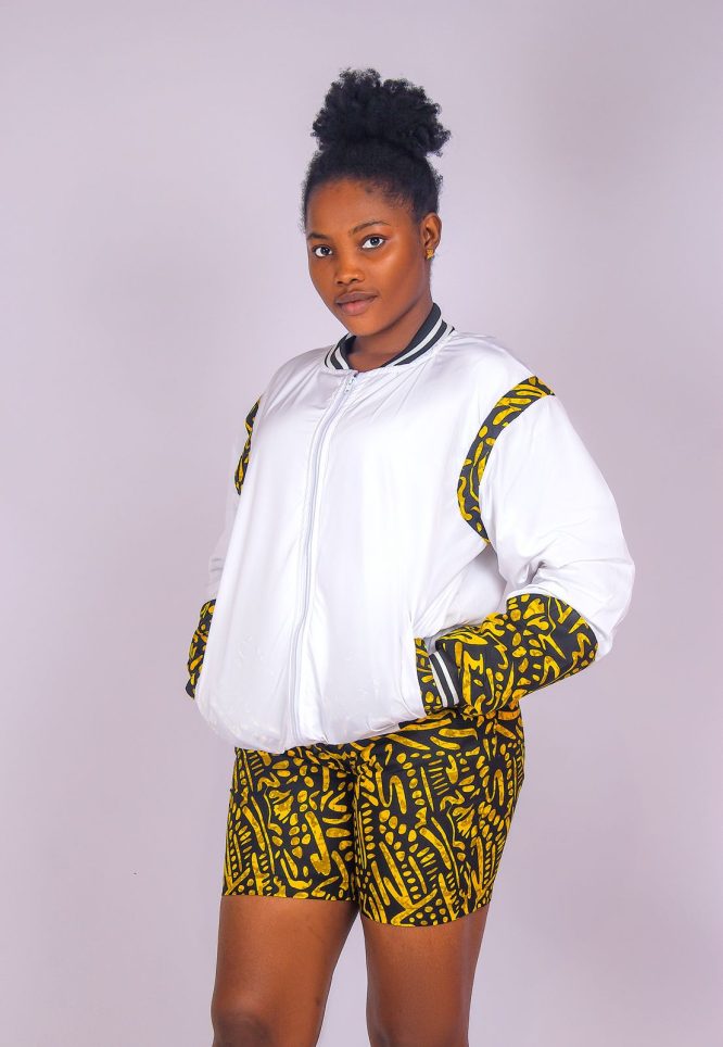 Sleek Savannah Varsity Jacket