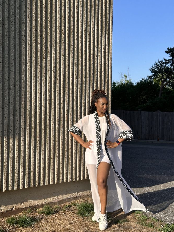 Afro-Majestic Kimono (Chiffon)