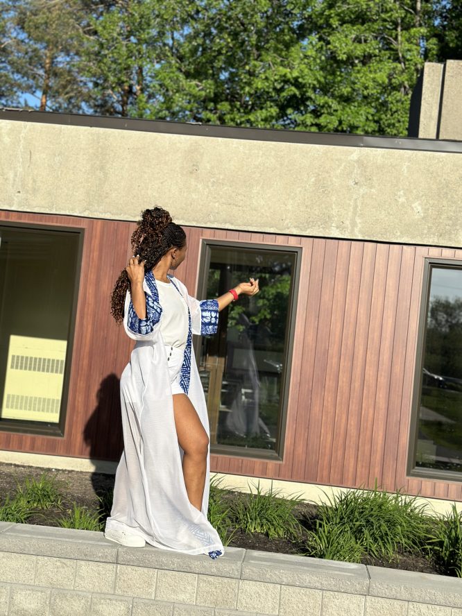 Afro-Majestic Kimono (Chiffon)