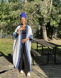 Afro-Majestic Kimono (Chiffon)