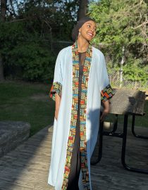 Afro-Majestic Kimono (Chiffon)