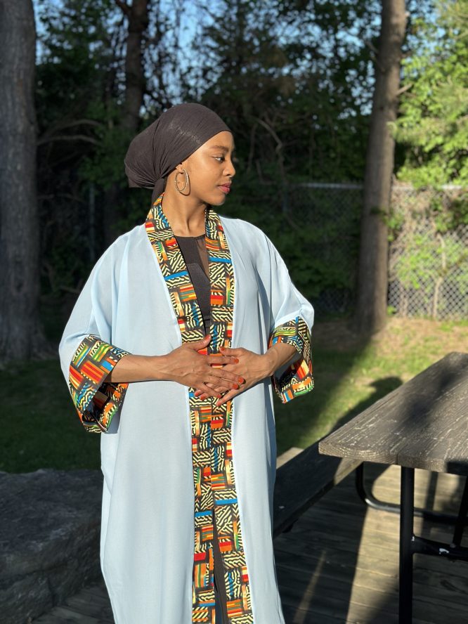 Afro-Majestic Kimono (Chiffon)