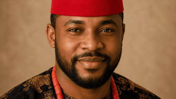 Igbo men's cap (Red)