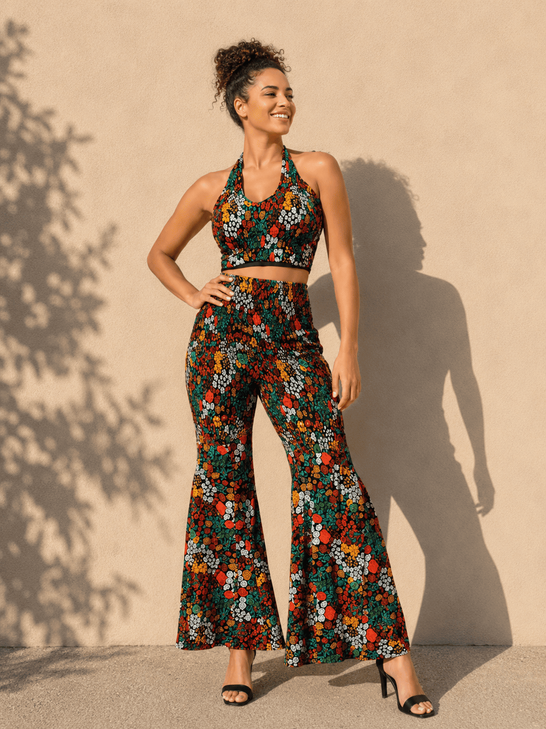 Bloom Luxe Smocked Ruffle Co-ord Set