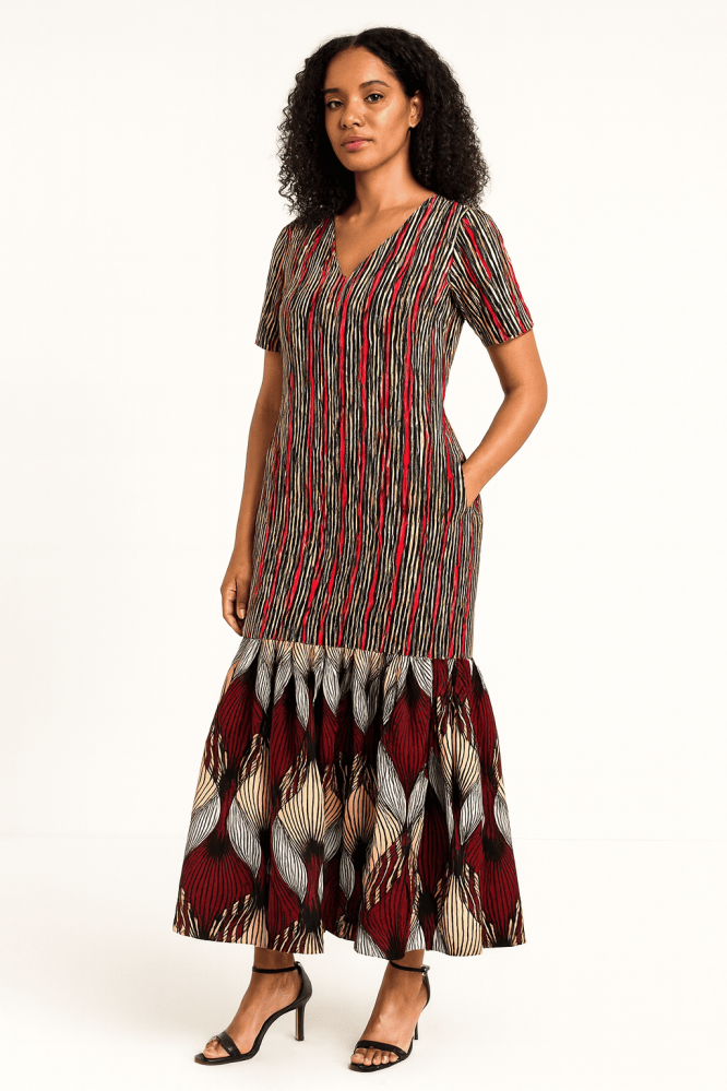Dalila Afro-Long dress