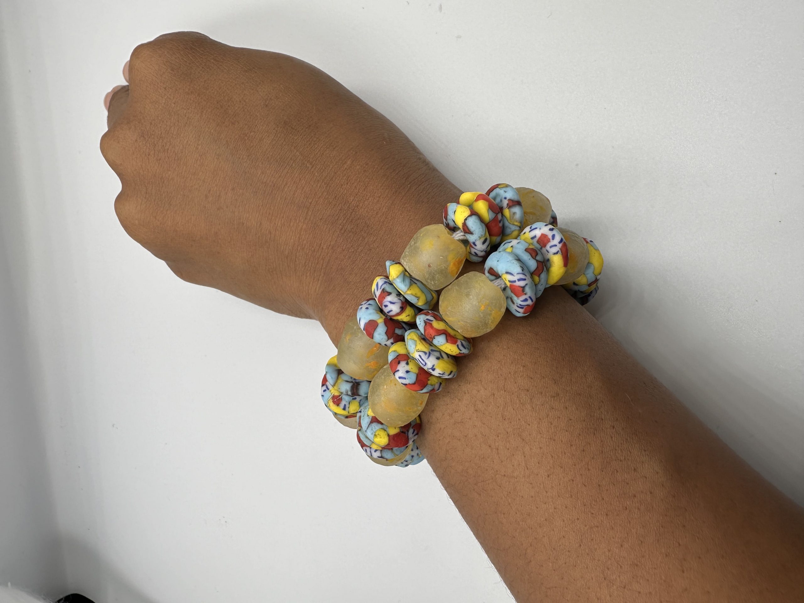 Nubian Sunburst Hand Beads